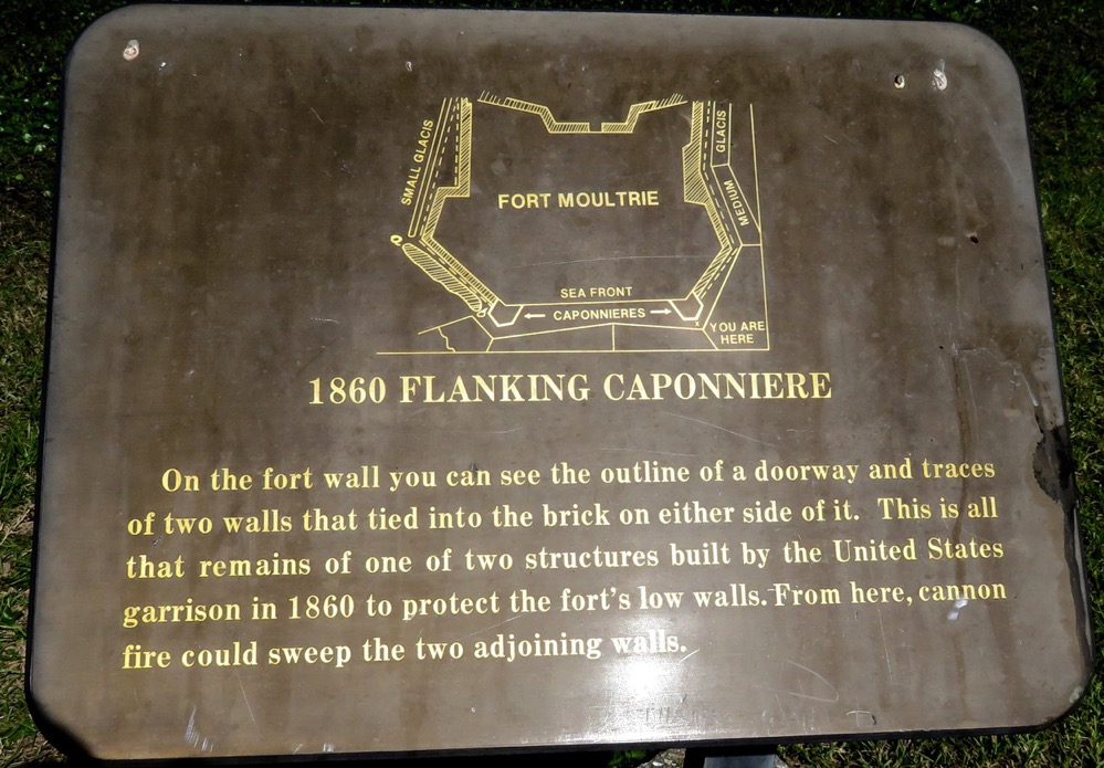 Plaque at Fort Moultrie